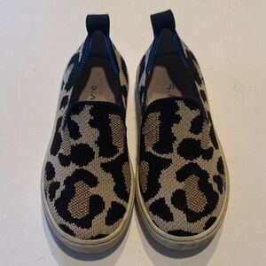 Rothy's Kids Leopard Print Slip-On Sneakers